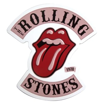 Image of The Rolling Stones Tour 78 Embossed Fridge Magnet One Size