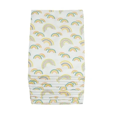 Image of MuslinZ 12 Pack Muslin Cloths 70 x 70cm 100% Pure Cotton Burp Multi Use Squares (Scandi Rainbow)