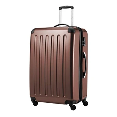 Image of HAUPTSTADTKOFFER Alex Luggage Suitcase Hardside Spinner Trolley 4 Wheel Expandable, 75cm, TSA, brown