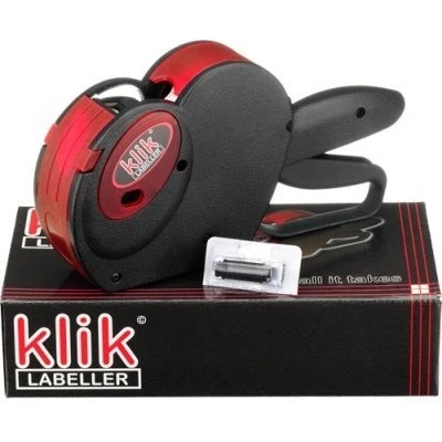 Image of Klik KH6 6 Digit Price Gun, with 10,000 Best Before Labels and Spare Ink Roller