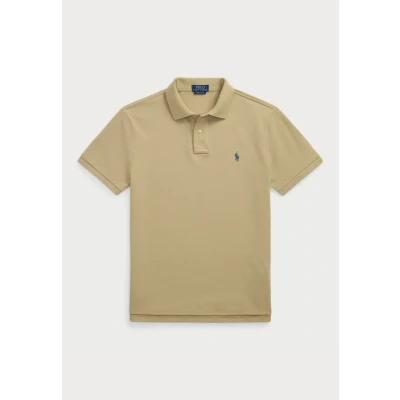 Image of Polo Ralph Lauren Custom SLIM FIT MESH Shirt shirt, Men&#039;s, Size: XS, Coastal beige