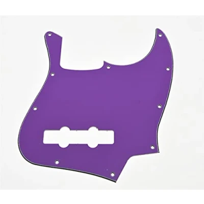 Image of Dopro Jazz Bass J Pickguard for USA/Mexican 4 String FD Purple 3 Ply