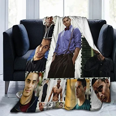 Image of Moonforever Manny Montana Throw Blanket Fleece Lightweight Soft Flannel Living Room Bedroom Sofa Quilt Blankets All Season Air Conditioning