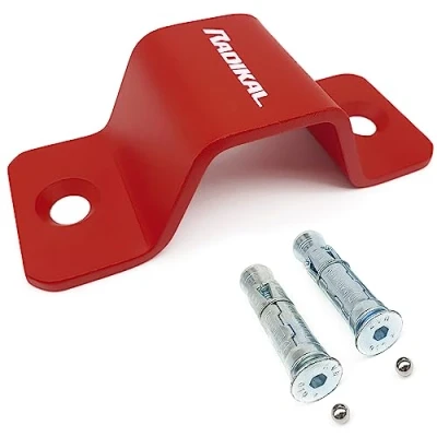 Image of RADIKAL RK544R Security Anchor for Chain up to ø40, High Security, More Visible, 2 Expansion Bolts, Anti Theft Floor and Wall Ground Chain, Parking, Garage, Motorcycle, Trailer, Scooter, Bike