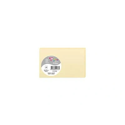 Image of Clairefontaine Ref 1476C Pollen Card (Pack of 25 Sheets) 82 x 128mm Sized, Acid Free, Inkjet &amp; Laser Compatible, Easy to Write On, 210gsm Tawny