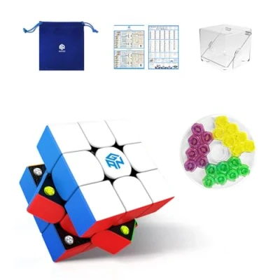 Image of 356 M, 3x3 gans Magnetic Speed Puzzle Cube 356M with Extra GES, Stickerless (ver. 2020)