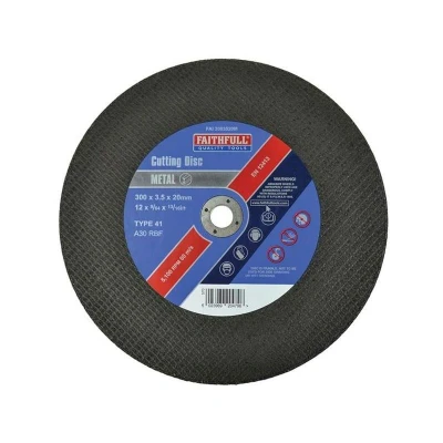 Image of Faithfull FAI3003520M Metal Cutting Disc 300mm x 3.5 20