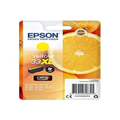 Image of Epson C13T33644022 XL Original Inkjet Cartridges Yellow