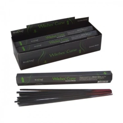 Image of Stamford Black Range Incense Sticks Box of 6 packs (90 sticks) Witches Curse