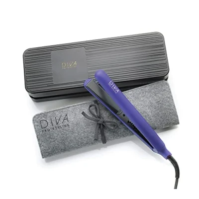 Image of Diva Pro Styling Digital Straightener and Styler, Violet, 700 g