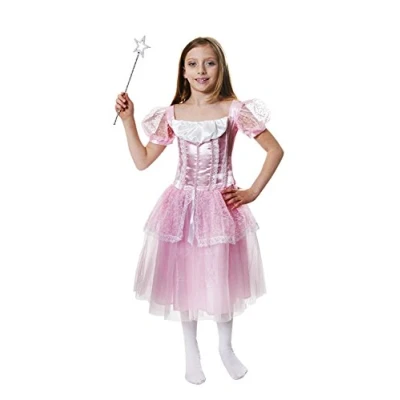 Image of Girls Pink Princess Fancy Dress Costume Age 7 9