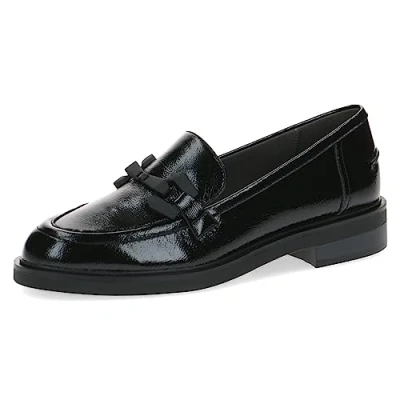 Image of CAPRICE Women&#039;s 9 24200 41 Loafer, Black Str, 3.5 UK
