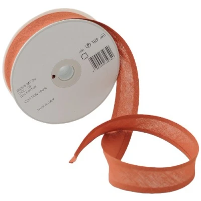 Image of Inastri 25/5/5 mm Cotton Bias Binding, Rust