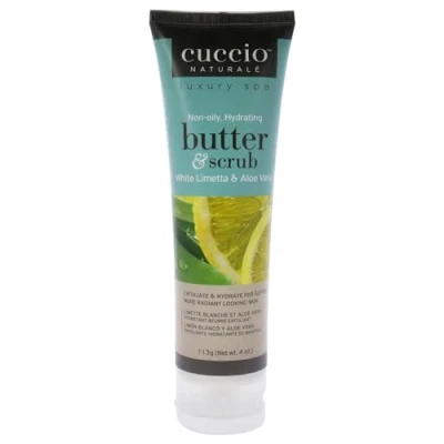 Image of Cuccio White Limetta &amp; Aloe Vera Butter Scrub Tube 4oz