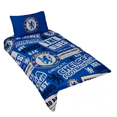 Image of Chelsea Official Single Duvet Set Multi Colour