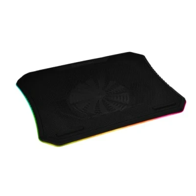 Image of Thermaltake Massive 20 RGB Steel Mesh Panel Single 200mm Fan 10&quot;‐19&quot; Laptop Notebook Cooling Pad CL‐N014‐PL20SW‐A