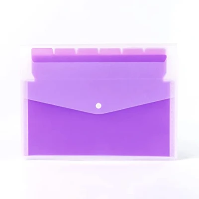 Image of Jumble and Co Snuggly A4 Stationery Folder Royal Mess Purple