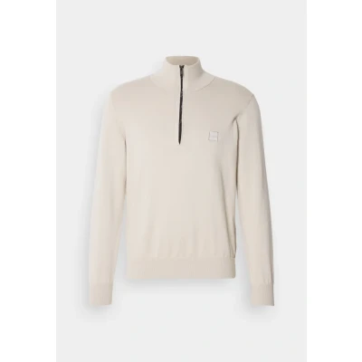 Image of BOSS Kanobix Jumper, Men&#039;s, Size: 3XL, Light beige
