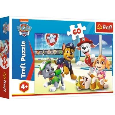 Image of Paw Patrol 60 Piece Jigsaw Puzzles For Kids Chase, Marshall, Skye, Everest Character Puzzle Children Ages 4+