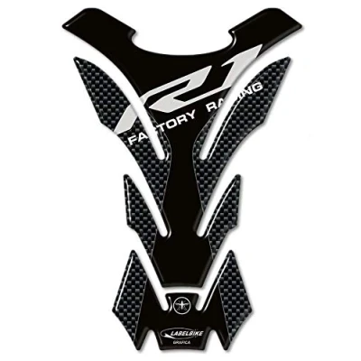 Image of labelbike 3D TANK Protection Stickers PAD Motorcycle compatible with YAMAHA R1 R 1