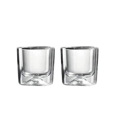 Image of Fratelli Guzzini Gocce, 2 Small double wall thermo glasses, Insulating glass