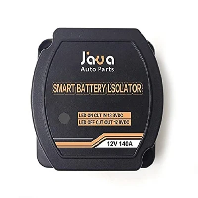 Image of Dual Battery Isolator,12V 140 Amp Voltage Sensitive Relay VSR Automatic Charge Relay,Universal Car RV LED Smart Charging for ATV, UTV, Boats, RV&#039;s,Marine Vehicle,Truck,Caravan