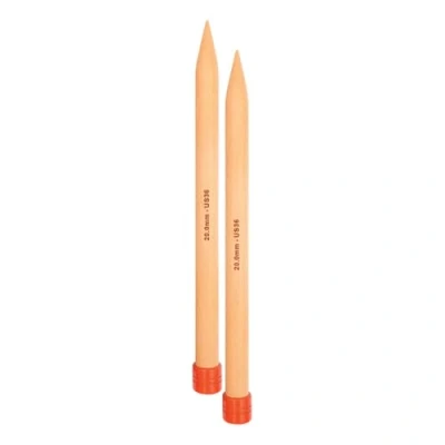 Image of KnitPro Basix Birch single point. needles 40cm 20.0mm 3pcs