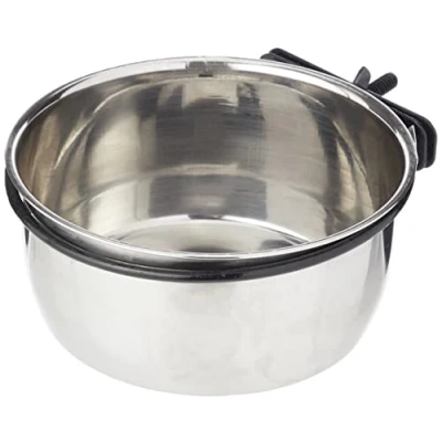 Image of Classic Pet Products Coop Cup Stainless Steel Fixed Feeding Bowl , 600 ml
