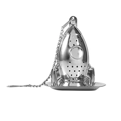 Image of Tea Infuser，Stainless Steel Loose Leaf Infuser Ball Strainer Filter Diffuser Herbal Spice Rocket Shape