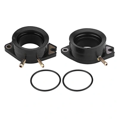 Image of 2PC carburetor Intake Adapter Manifold Boots, Joint Motorcycle Carb for Yamaha 81 86 XV750 Virago 88 99 1100 XV1100 accessories