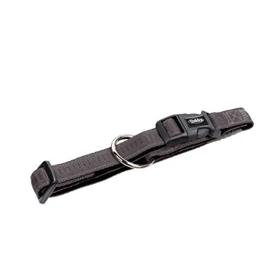 Image of Nobby Soft Grip Dog Collar, 50 65 cm/25 mm, Dark Grey/Black