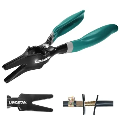 Image of LIBRATON Hose Removal Pliers, Separator Pliers Pipe Repairing Tool, Auto Fuel, and Vacuum Line Tube Remover, Remover for Fuel Coolant Plier, Oil, Water Hoses