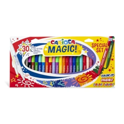 Image of CARIOCA Magic Markers Special Set Box of 30 Assorted Colours