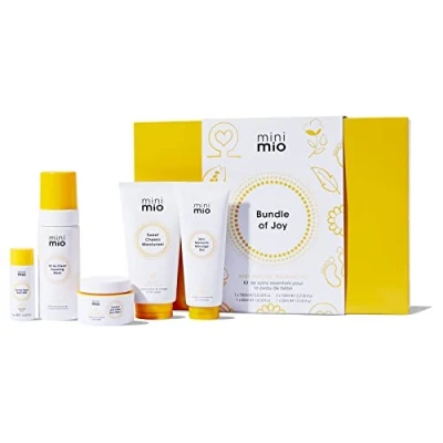 Image of Mama Mio Mini Bundle Of Joy Baby Gift Set Suitable for Newborns and Sensitive skin, Vegan, Cruelty free, Dermatologically tested, Paediatrician approved