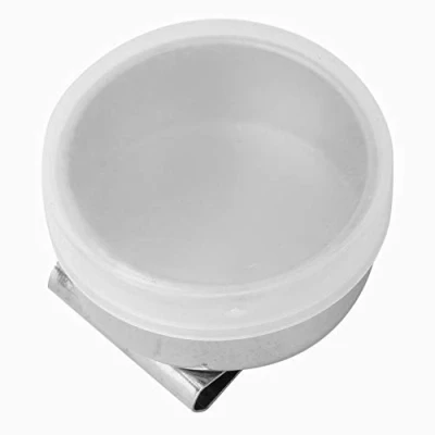 Image of Stainless Steel Palette Cup, Art Oil Pot Artists Clip Cup Container with Lid for Watercolor Acrylic Painting(F 307)