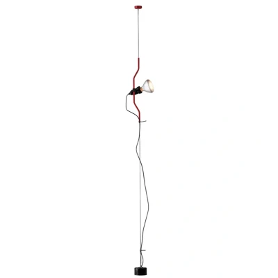 Image of Flos Parentesi Pendant Red without Dimmer