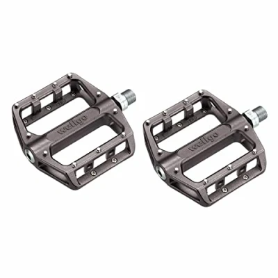 Image of Wellgo B087U 9/16&quot; Alloy Platform BMX/ATB Pedal Silver