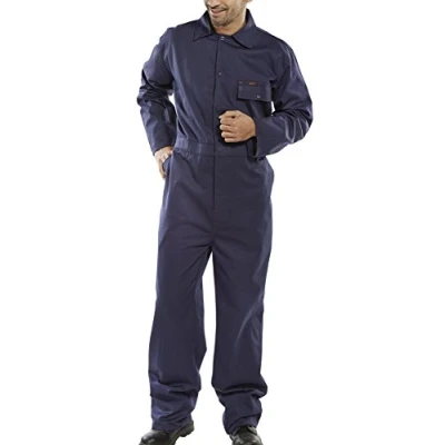 Image of CLICK COTTON DRILL BOILERSUIT NAVY BLUE 56