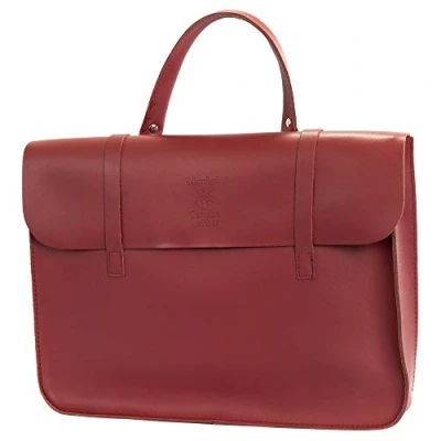 Image of Montford MFC1WR Genuine Leather Music Carry Case Wine Red