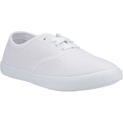 Image of Mirak 204/ASG14 Lace Up Plimsolls 3 Youth White