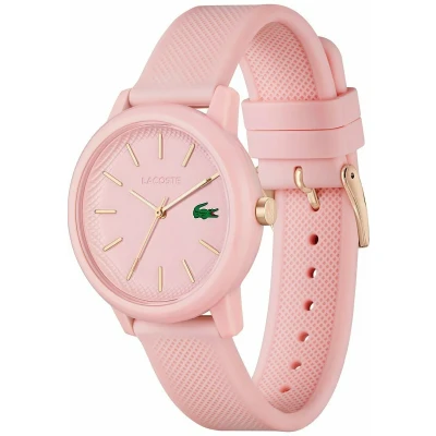 Image of Lacoste Analogue Quartz Watch for Women LACOSTE.12.12 Collection with Pink Silicone Bracelet 2001213