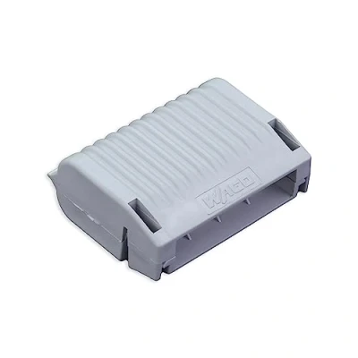 Image of Wago Gelbox, Moisture Protection for Connecting Terminals, Compatible with the 221 and 2273 Series, Without Splicing Connectors, 207 1332, Size 2, Gray, 4 Piece