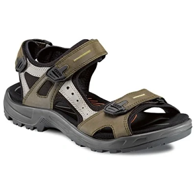 Image of ECCO Men&#039;s Offroad Open Toe Sandals, Tarmac Moon Rock Rock56396, 9/9.5 UK