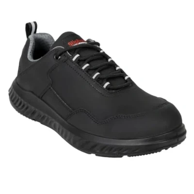 Image of Slipbuster Footwear Recycled Micro Fibre Safety Trainer Matte Black 46