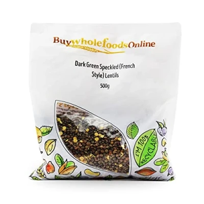 Image of Dark Green Speckled (French Style) Lentils 500g (BWFO)