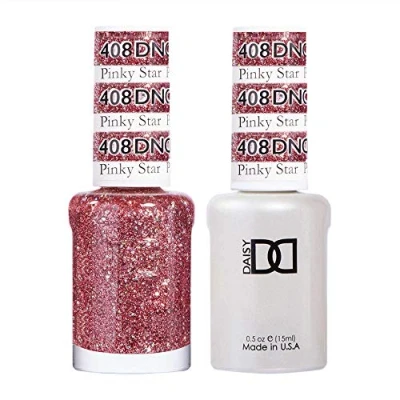 Image of DND Duo Gel &amp; Nail Polish Set Pinky Star 408 2x15ml