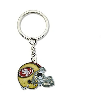 Image of aminco NFL San Francisco 49ers Helmet Keychain