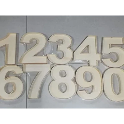 Image of FNB diy decorative Fillable number box 0 9, Wooden Letters and Numbers