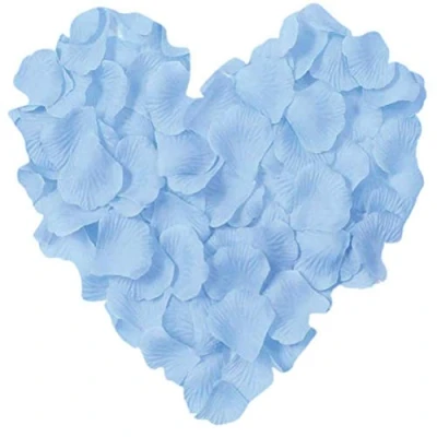 Image of SHATCHI Blue/Red/White/Purple/Pink Silk Rose Petals Mother’s Day Wedding Confetti Anniversary Table Decorations Christening Flowers Scatter, (100pcs 5000pcs), 2000pcs