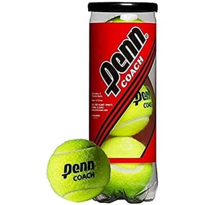 Image of Penn Coach Pressurized Tennis Balls Regular Duty Felt Practice &amp; Training 12 Cans, 36